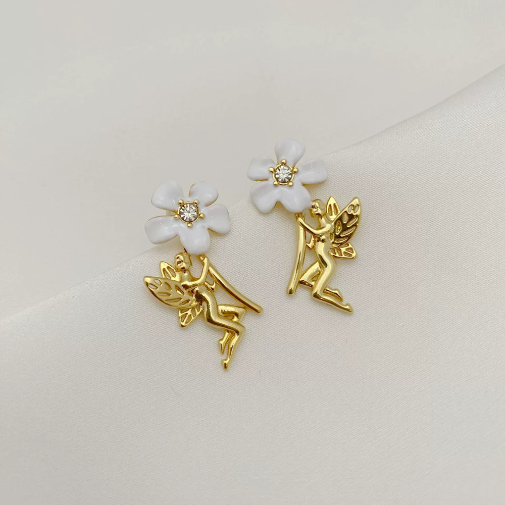 T-Luxe Pixie Blossom Drop Earrings