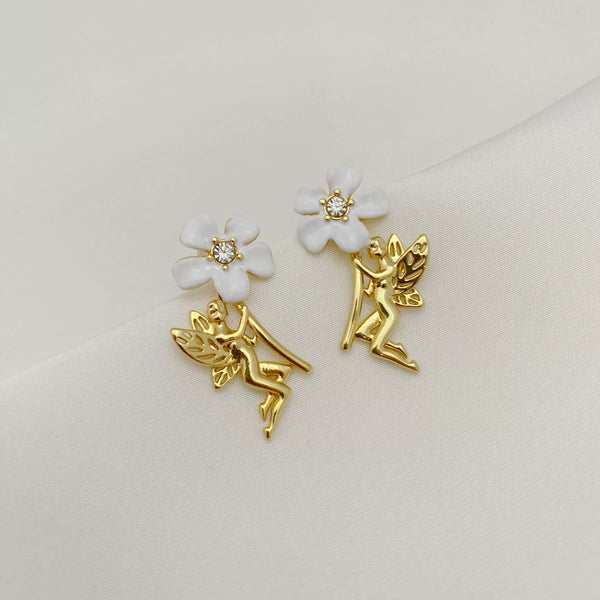 T-Luxe Pixie Blossom Drop Earrings