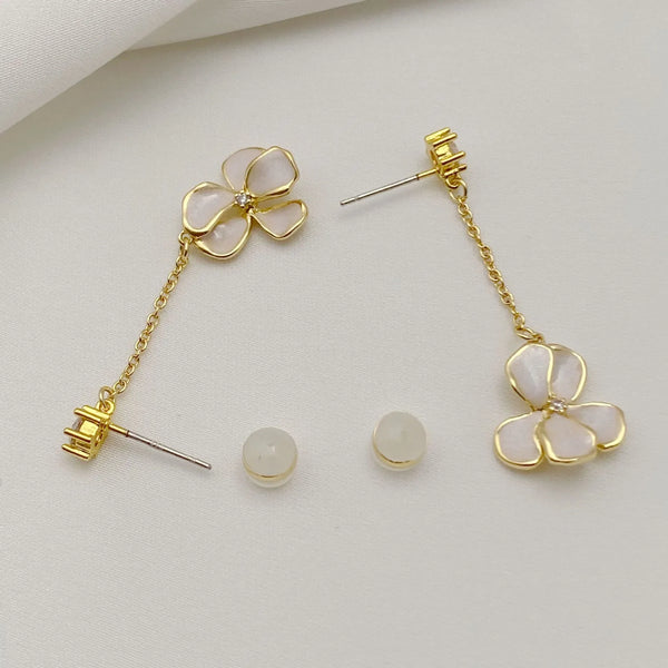 T-Luxe Pearlescent Flora Dangle Earrings