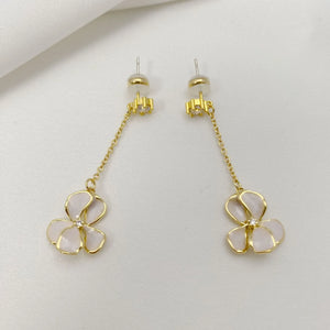 T-Luxe Pearlescent Flora Dangle Earrings