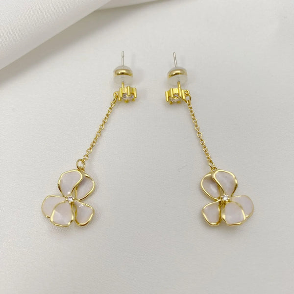 T-Luxe Pearlescent Flora Dangle Earrings