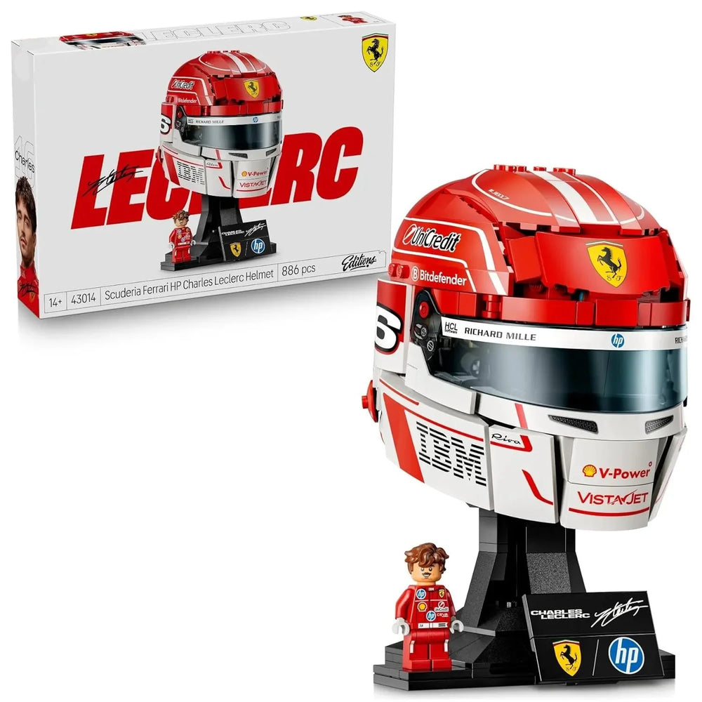 Charles Leclerc Helmet 43014 Building Blocks (886 Pcs)
