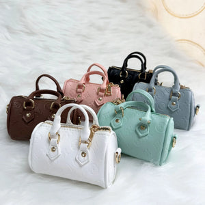 Monogram Luxe Petit Barrel Crossbody Bag