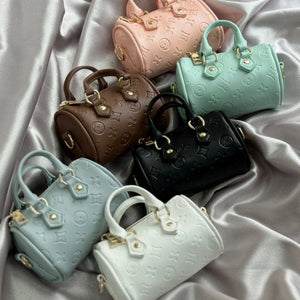 Monogram Luxe Petit Barrel Crossbody Bag