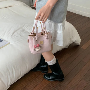 Sweetheart Bow Bucket Crossbody Bags