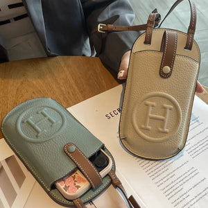 Horse Carriage Luxe Crossbody Phone Bag