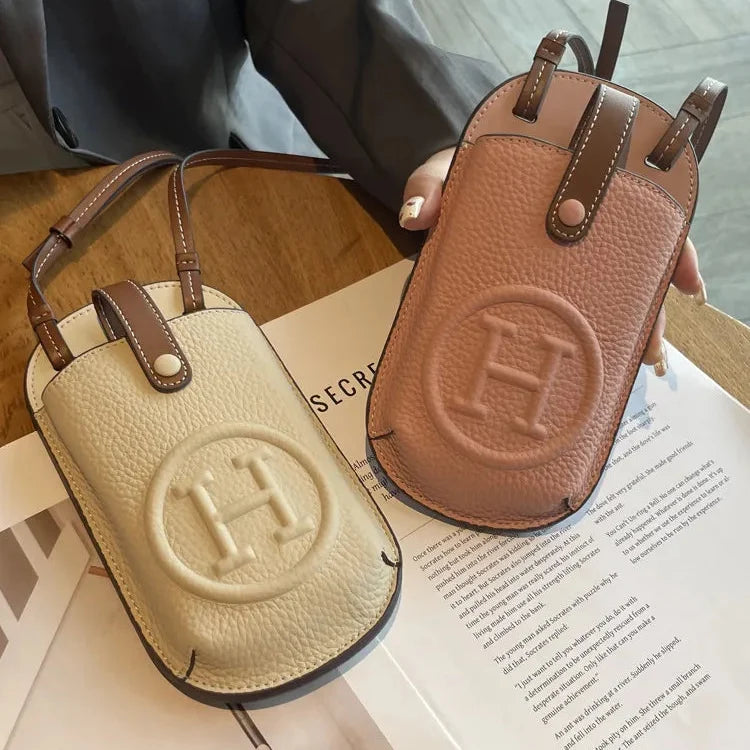 Horse Carriage Luxe Crossbody Phone Bag