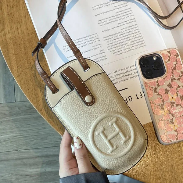 Horse Carriage Luxe Crossbody Phone Bag