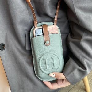 Horse Carriage Luxe Crossbody Phone Bag