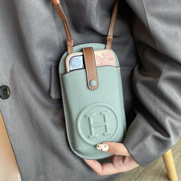 Horse Carriage Luxe Crossbody Phone Bag