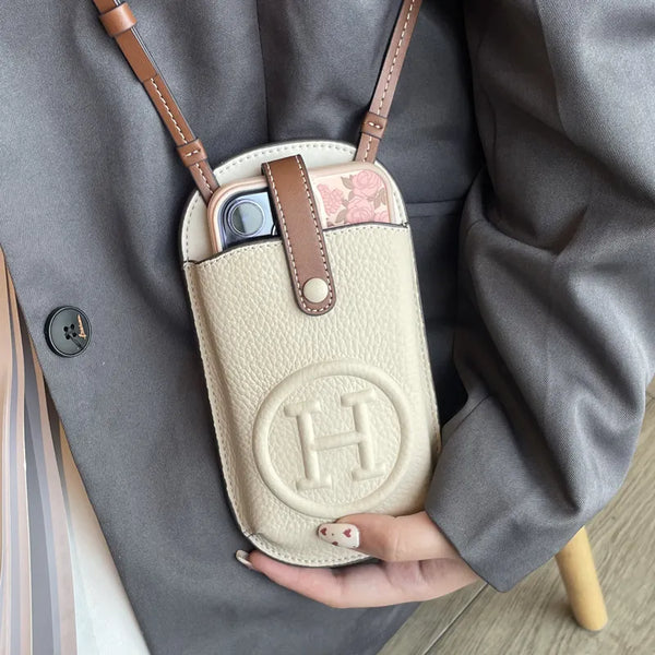 Horse Carriage Luxe Crossbody Phone Bag