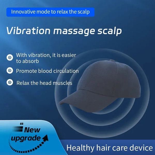 Sonic Calm Light Therapy Massage Cap