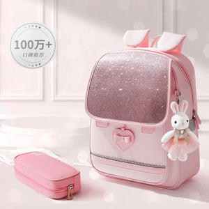 Glimmer Bunny Charm Kids Backpack