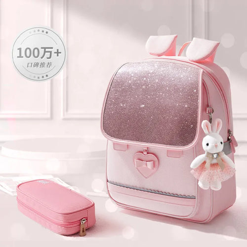 Glimmer Bunny Charm Kids Backpack