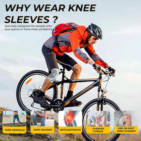 Bamboo Flex Compression Knee Support Sleeve