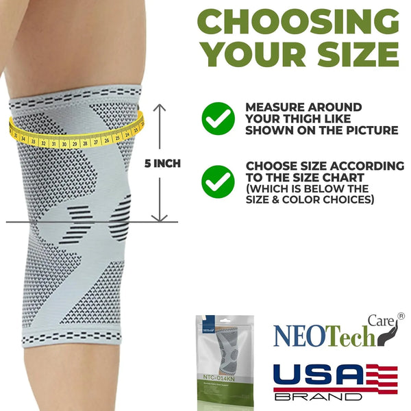 Bamboo Flex Compression Knee Support Sleeve