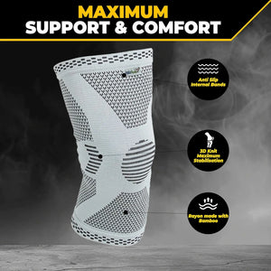 Bamboo Flex Compression Knee Support Sleeve