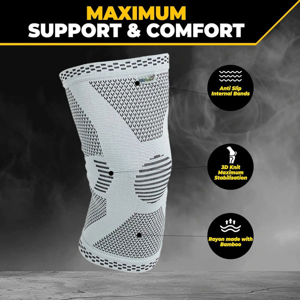 Bamboo Flex Compression Knee Support Sleeve