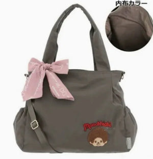 Monchhichi Sweetheart Bow Tote Bag