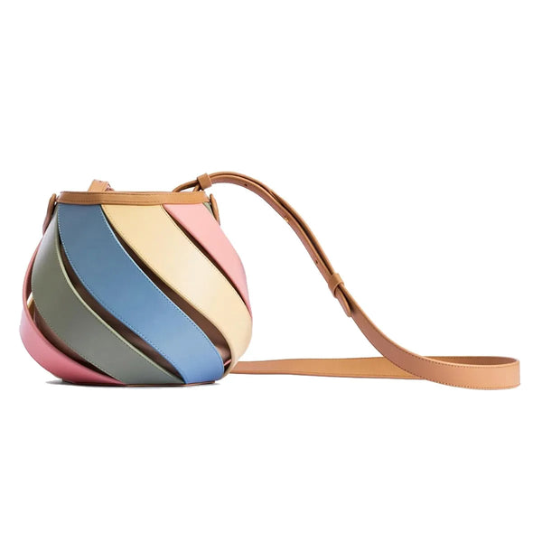 Sorbet Spiral Crossbody Handbag