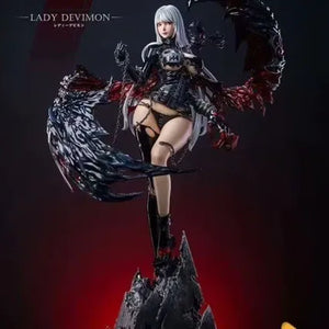 Digimon LadyDevimon Obsidian Winged Statue (64 cm)