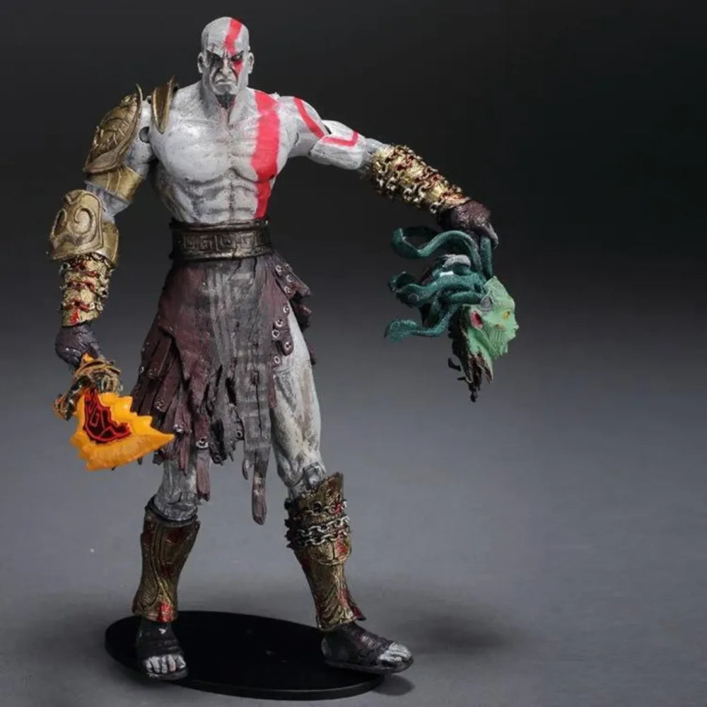 NECA God of War Kratos with Medusa Head Figure (20 cm)
