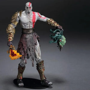 NECA God of War Kratos with Medusa Head Figure (20 cm)