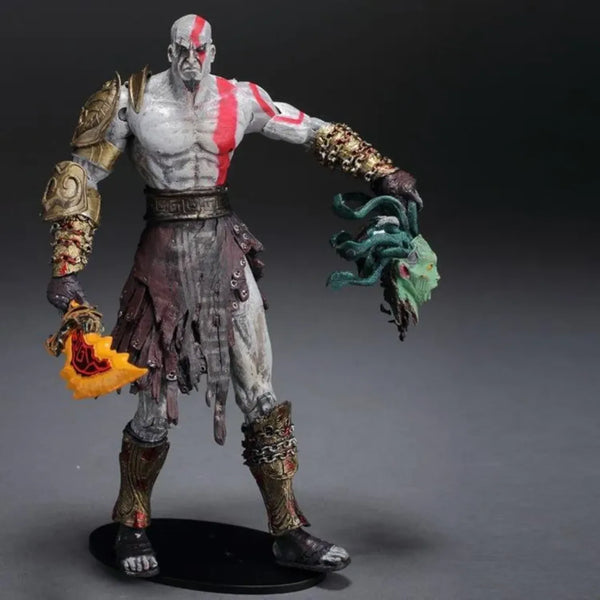 NECA God of War Kratos with Medusa Head Figure (20 cm)