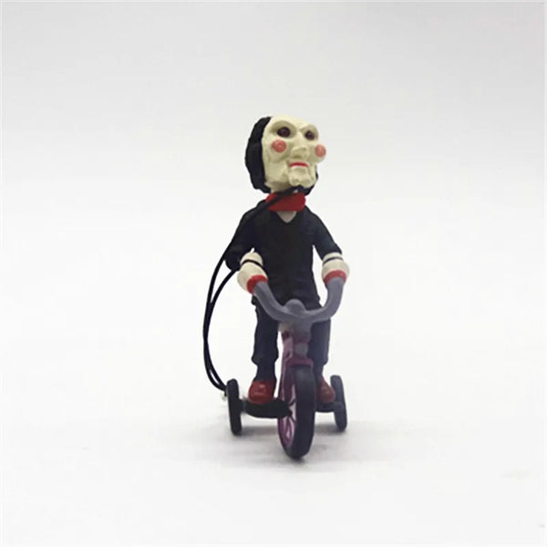 SAW Billy the Puppet Figurine Charm Keychain
