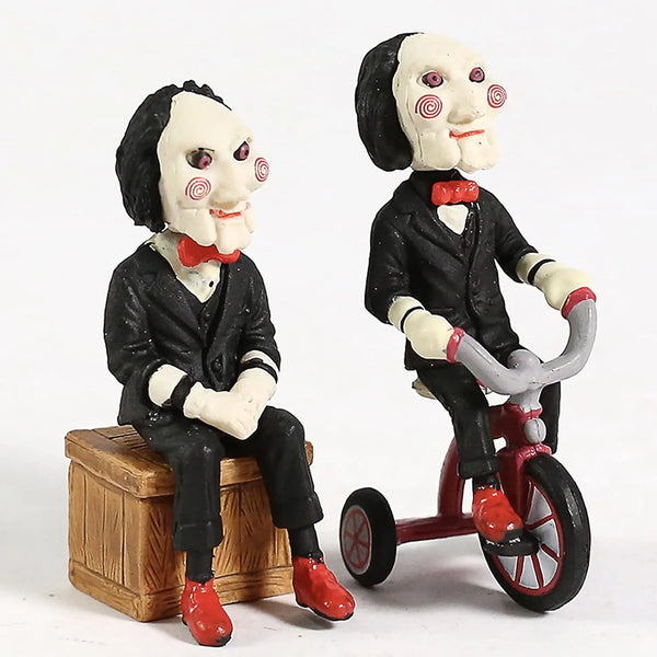 SAW Billy the Puppet Figurine Charm Keychain