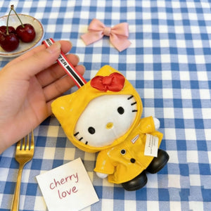 Sanrio Hello Kitty x Hunter Raincoat Plush Keychain