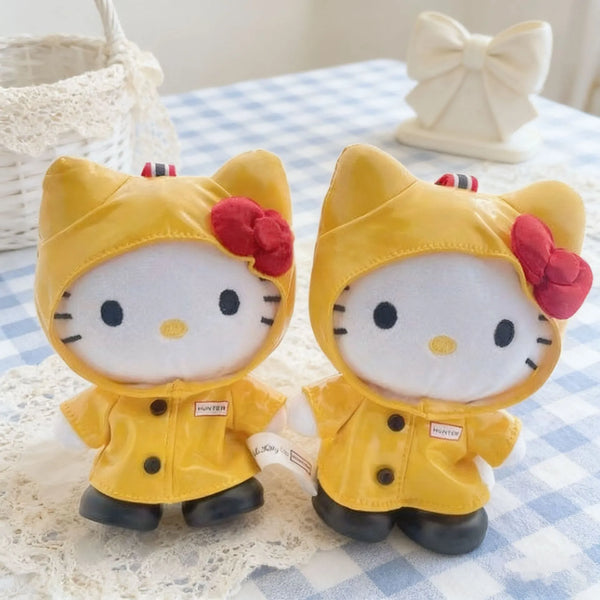 Sanrio Hello Kitty x Hunter Raincoat Plush Keychain