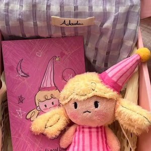 Adorable Pastel Pixie Plush Keychain