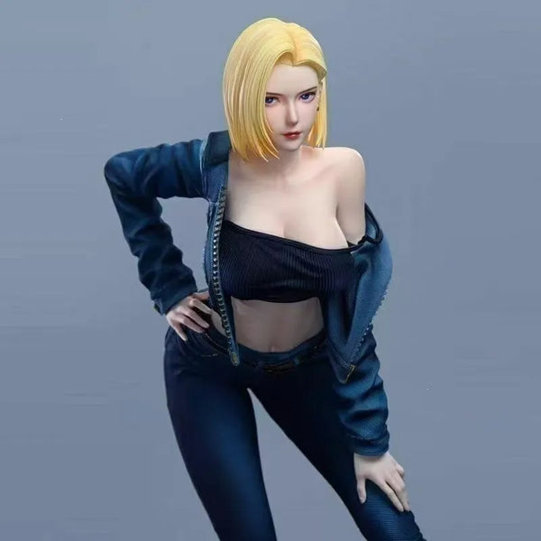 DBZ Android 18 Pink Butterfly Statue (26 cm)