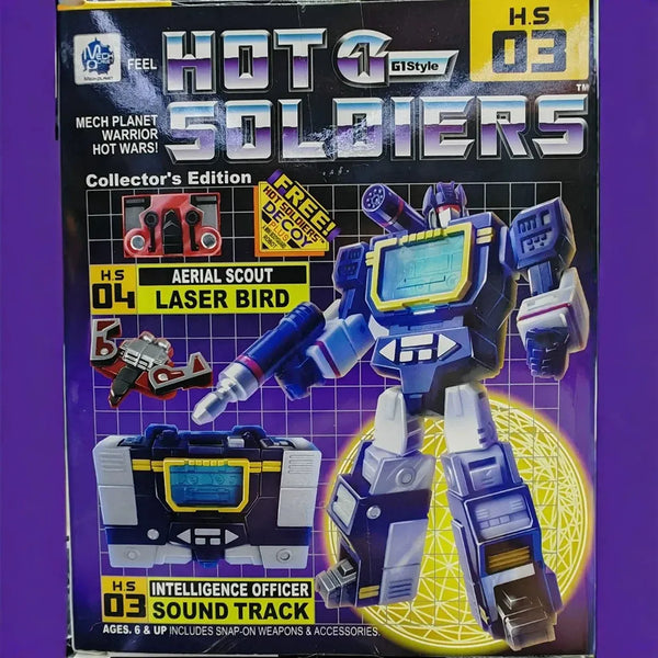 Hot Soldiers HS03 G1 Style Sound Track Figure