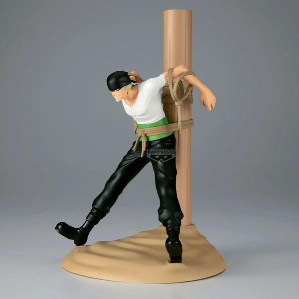 Banpresto One Piece Tied Roronoa Zoro Figure (15 cm)
