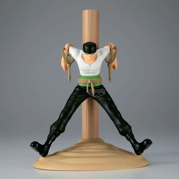 Banpresto One Piece Tied Roronoa Zoro Figure (15 cm)