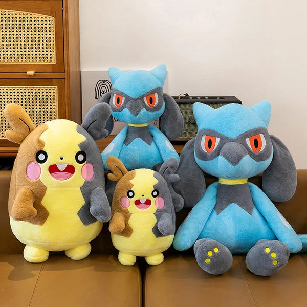 Pokemon Morpeko and Riolu Ultimate Plush Collection