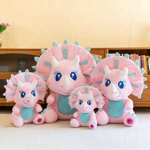 Pastel Tricertops Cuddle Pal Plushie