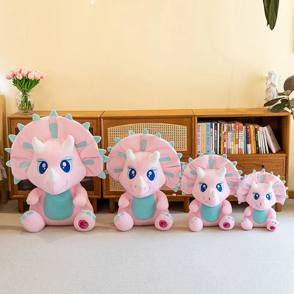 Pastel Tricertops Cuddle Pal Plushie