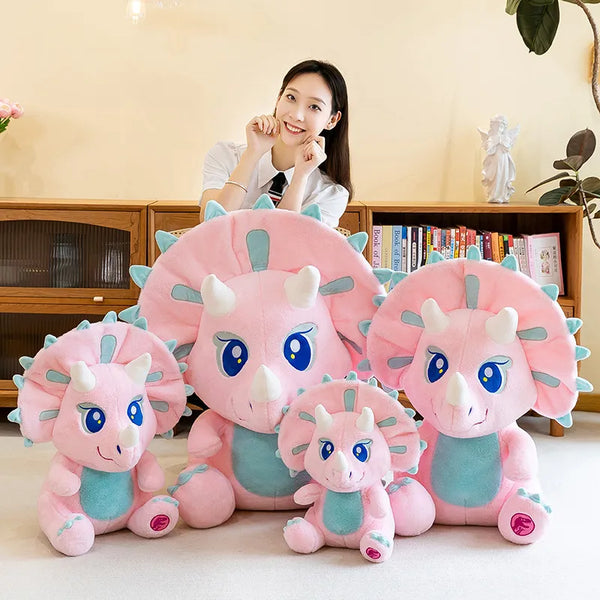 Pastel Tricertops Cuddle Pal Plushie