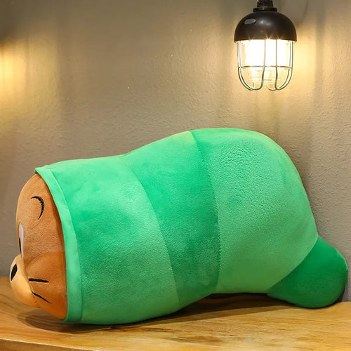 Caterpillar Jerry Roll Snuggle Cushion