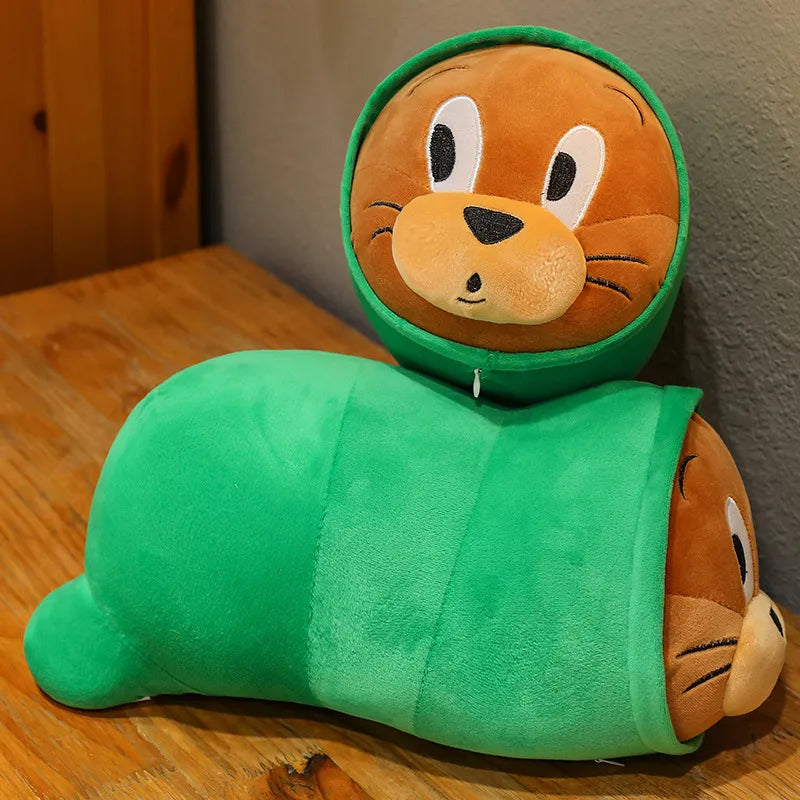 Caterpillar Jerry Roll Snuggle Cushion