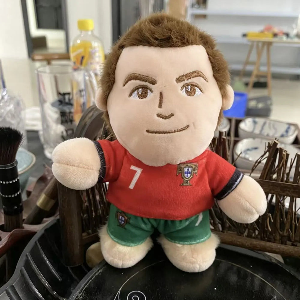 Ronaldo Chibi Striker Plush Keychain