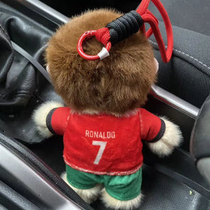 Ronaldo Chibi Striker Plush Keychain