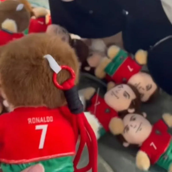 Ronaldo Chibi Striker Plush Keychain