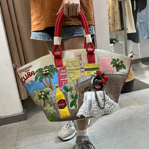 Cuban Escape Carryall Novelty Tote Bag