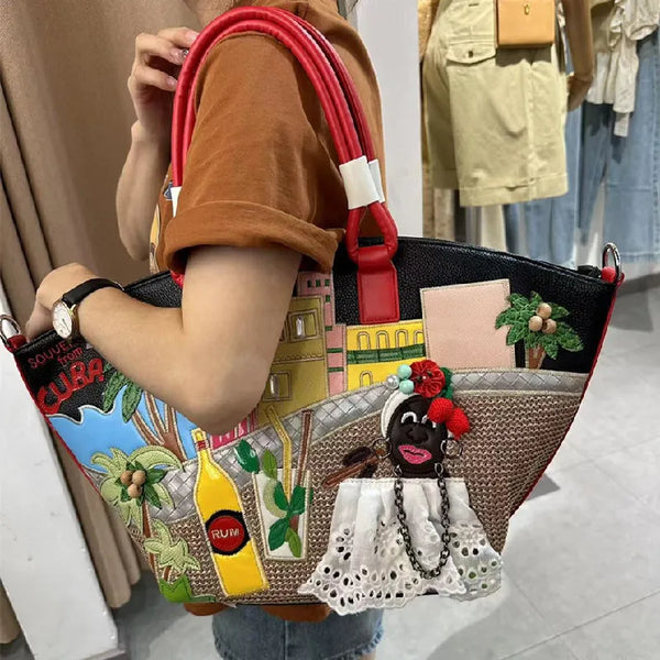 Cuban Escape Carryall Novelty Tote Bag