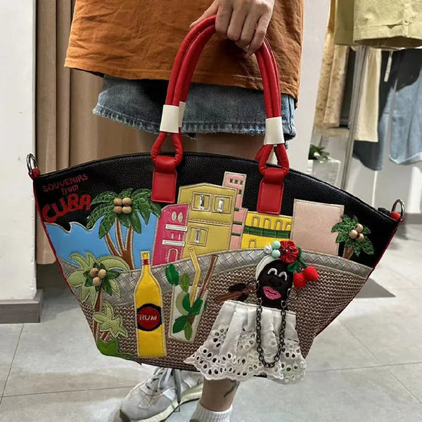 Cuban Escape Carryall Novelty Tote Bag