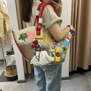 Cuban Escape Carryall Novelty Tote Bag
